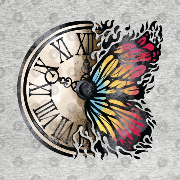 Time flies with a butterfly by Life2LiveDesign